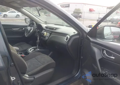 2015 Nissan Rogue S из США, поврежденный, VIN KNMAT2MT1FP555812